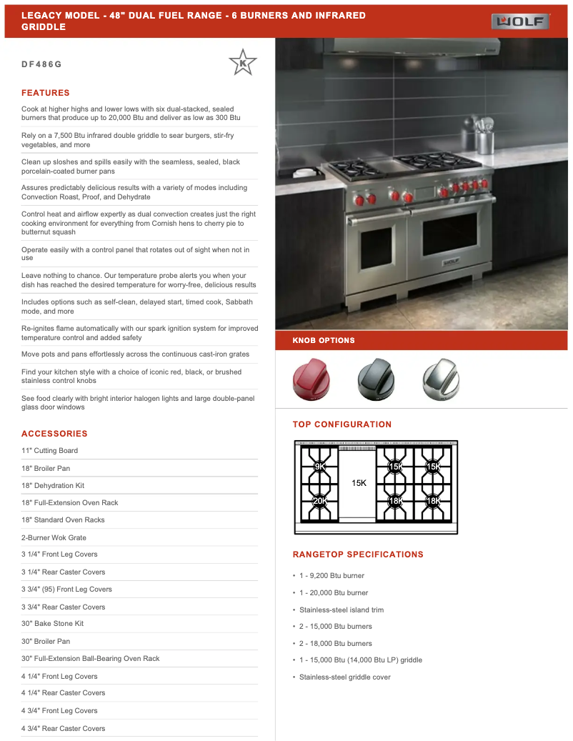 Image de la première page du manuel de l'appareil DF486G