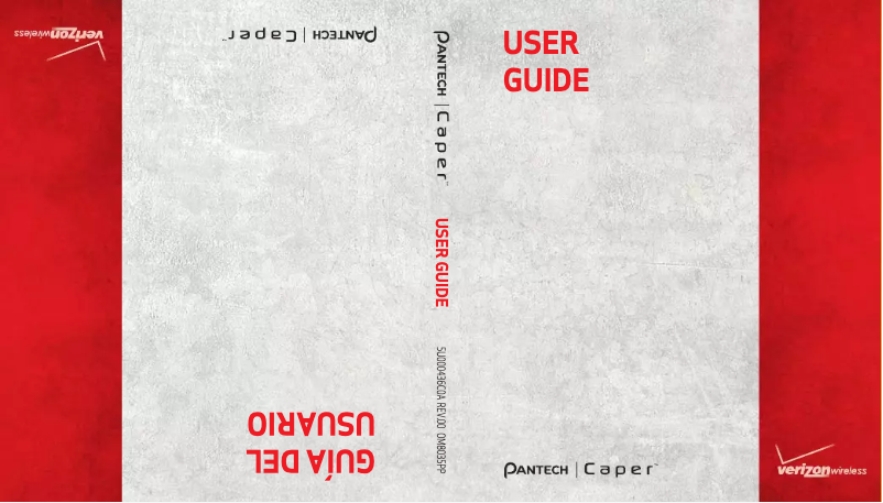 Page n°1 - Manuel utilisateur Pantech Caper