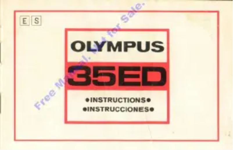 Page 1 de la notice Manuel utilisateur Olympus 35ED