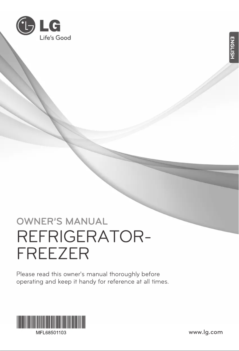 Page 1 de la notice Manuel utilisateur LG GR-M802HAHM