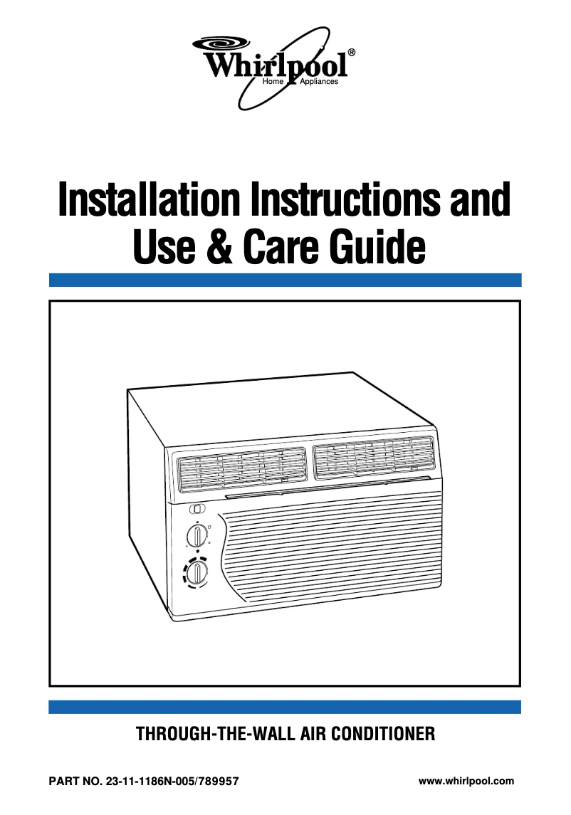Page 1 de la notice Manuel utilisateur Whirlpool ACE114PM0