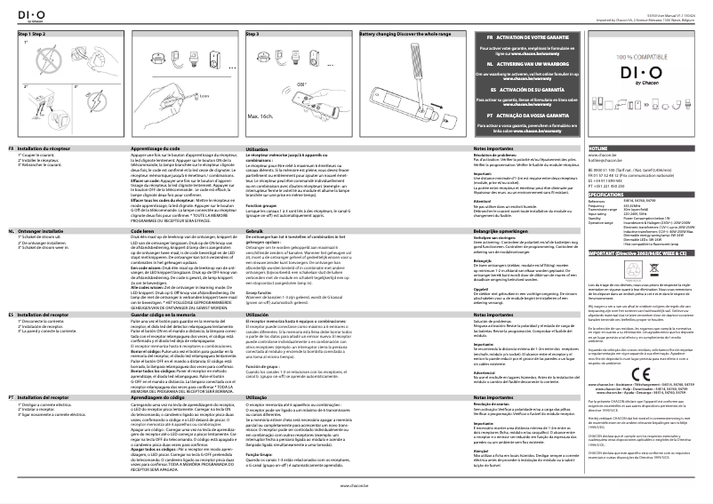 Imagen de la primera página del manual del dispositivo 54760