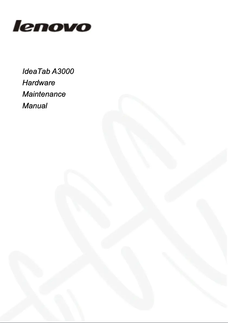 Page 1 de la notice Manuel utilisateur Lenovo IdeaPad A3000