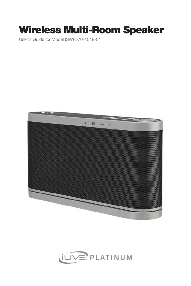Page 1 de la notice Manuel utilisateur iLive ISWF576