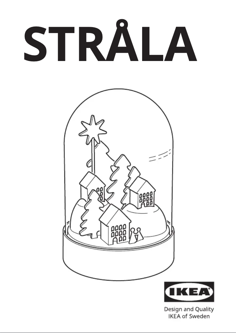 Image de la première page du manuel de l'appareil STRÅLA 205.829.45