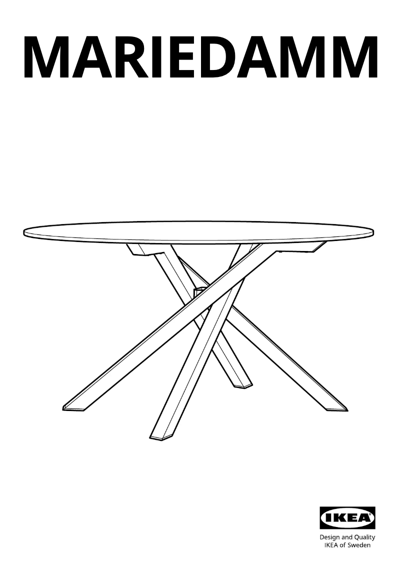 Image de la première page du manuel de l'appareil MARIEDAMM 905.922.86