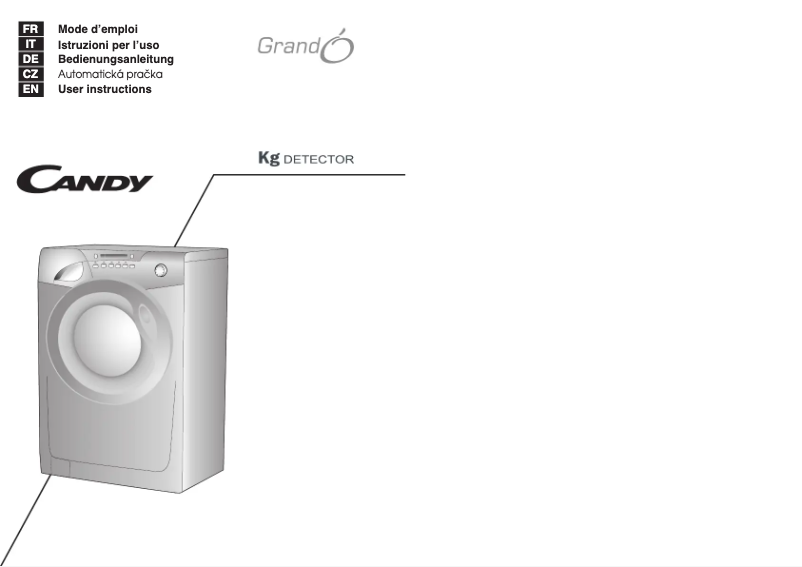 Page n°1 - Manuel utilisateur Candy GO 1282DS-18S