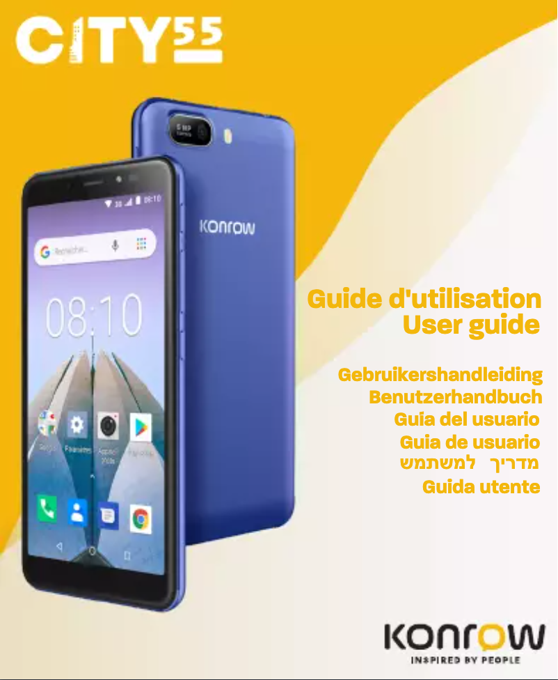 Page n°1 - Manuel utilisateur Konrow City 55