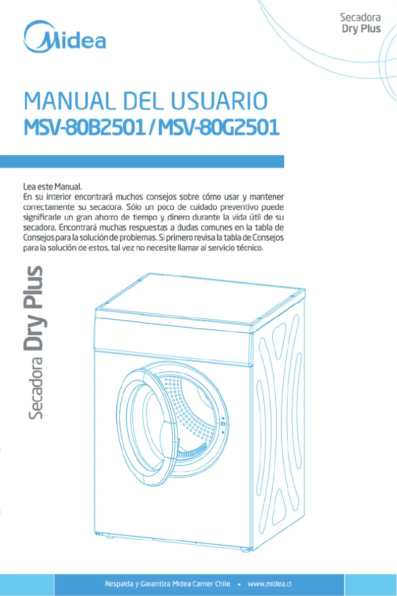 Página 1 del manual Manual de usuario Midea MSV-80G2501