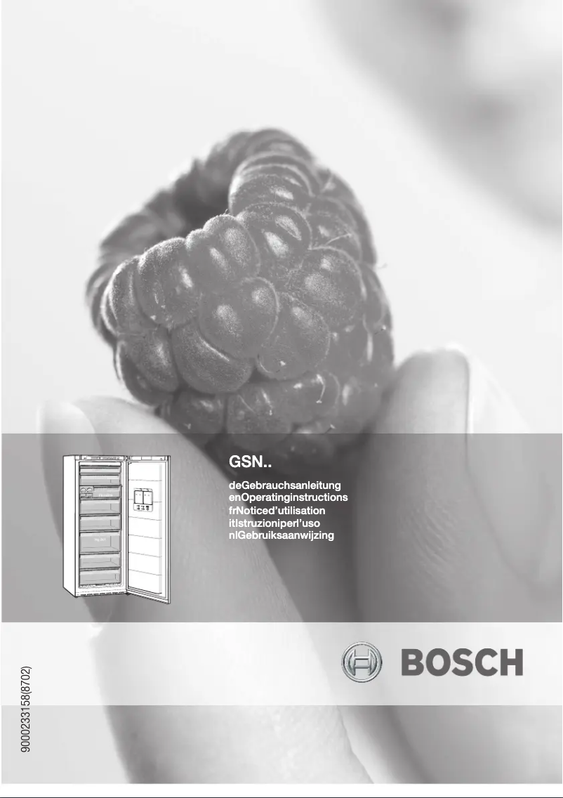 Page 1 de la notice Manuel utilisateur Bosch GSN24A21
