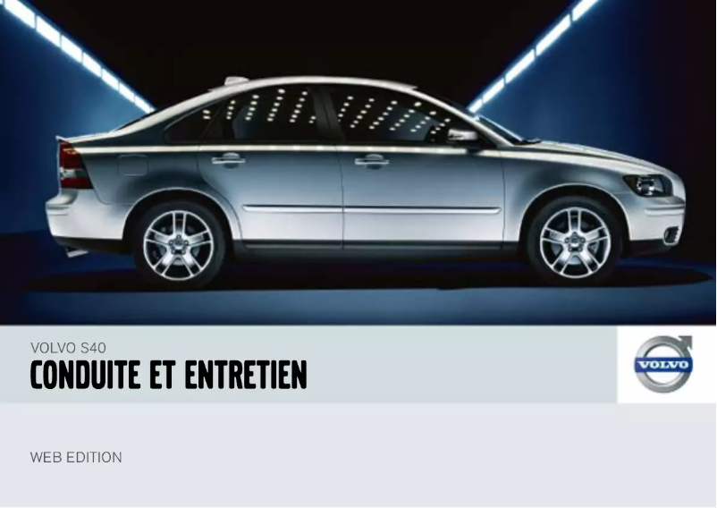 Page 1 de la notice Manuel utilisateur Volvo S40 (2006)
