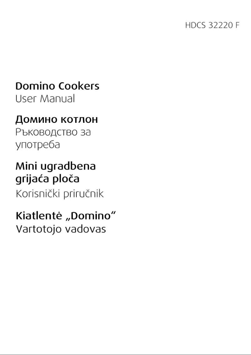 Page 1 de la notice Manuel utilisateur Beko HDCS 32220 FX