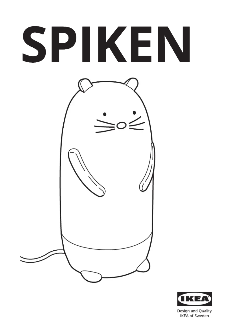 Image de la première page du manuel de l'appareil SPIKEN 105.247.10