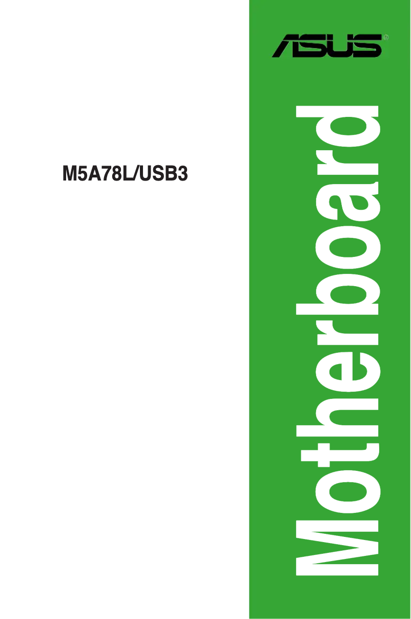 Page 1 de la notice Manuel utilisateur Asus M5A78L