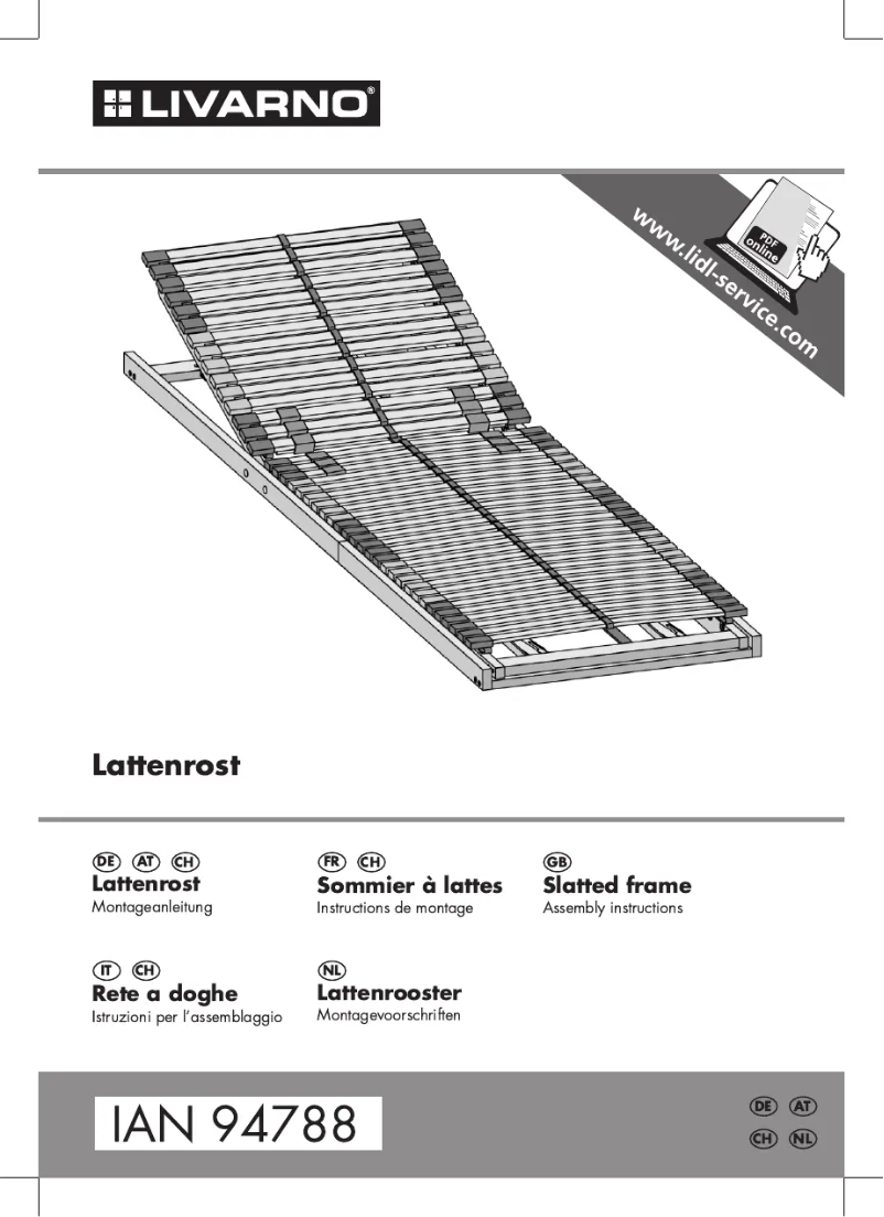 Image de la première page du manuel de l'appareil IAN 94788