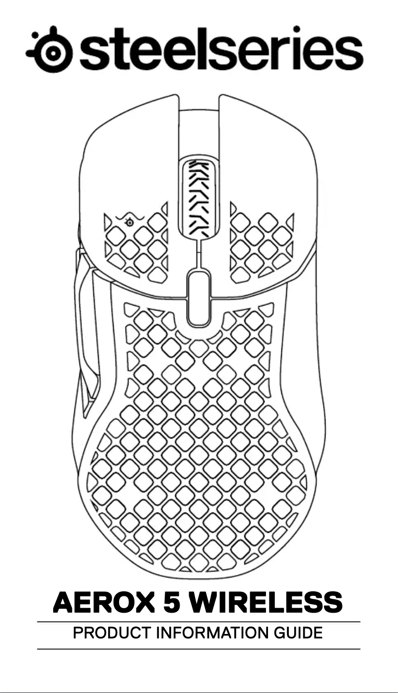 Página 1 del manual Manual de usuario Steelseries Aerox 5 Wireless