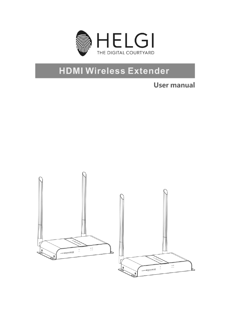Page n°1 - Manuel utilisateur HELGI HLG0388PRO