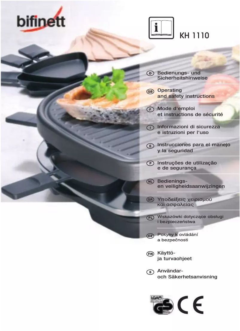 Página 1 del manual Manual de usuario Bifinett KH 1110