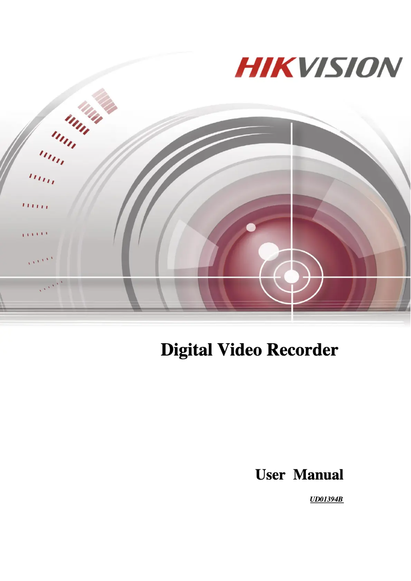 Page 1 de la notice Manuel utilisateur Hikvision DS-7316HQHI-F4/N