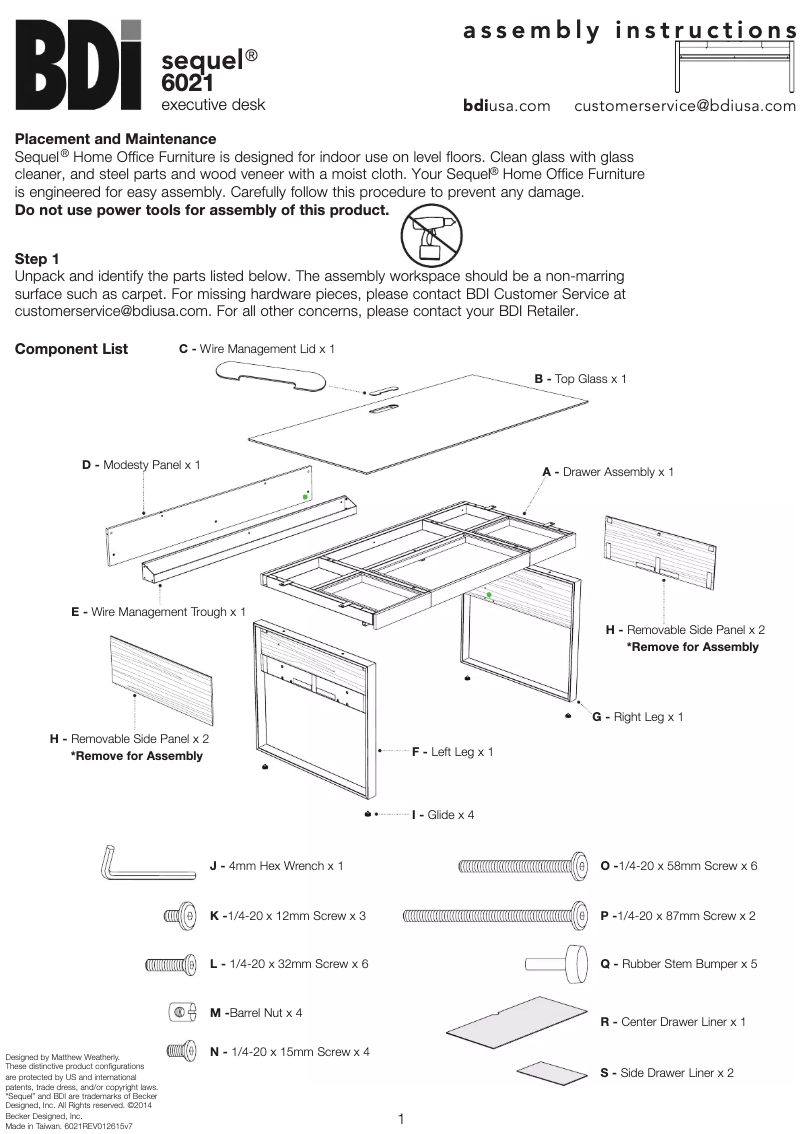 Image de la première page du manuel de l'appareil Sequel 6021