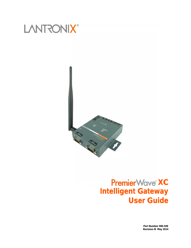 Image de la première page du manuel de l'appareil PXC2102G2-01