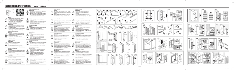 Page 1 de la notice Guide d'installation Samsung BRB30615EWW