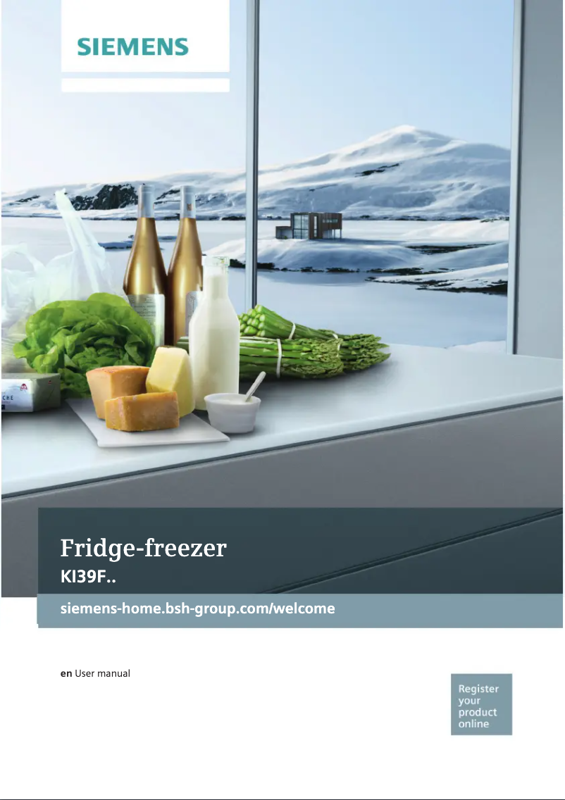 Page 1 de la notice Manuel utilisateur Siemens KI39FP61HK