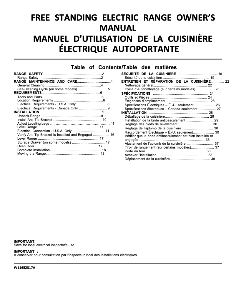 Image de la première page du manuel de l'appareil ACR4303MFS