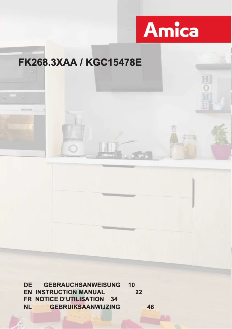 Página 1 del manual Manual de usuario Amica KGC 15478 E