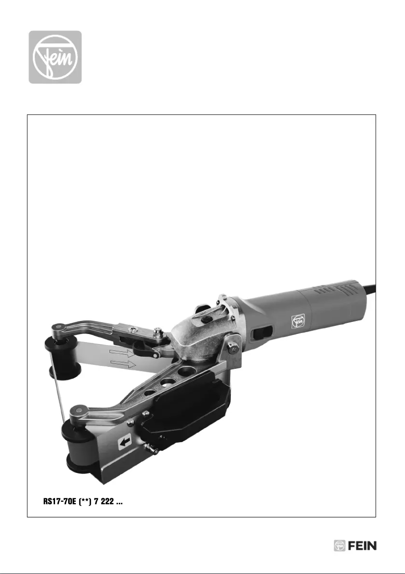 Image de la première page du manuel de l'appareil RS17-70E