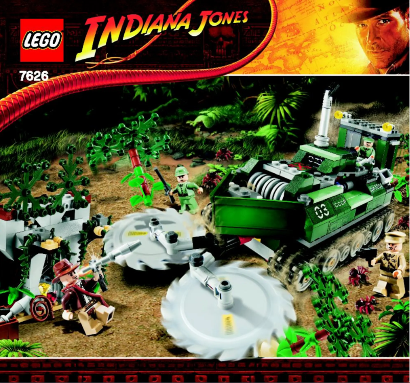 Page 1 de la notice Manuel utilisateur Lego Indiana Jones 7626