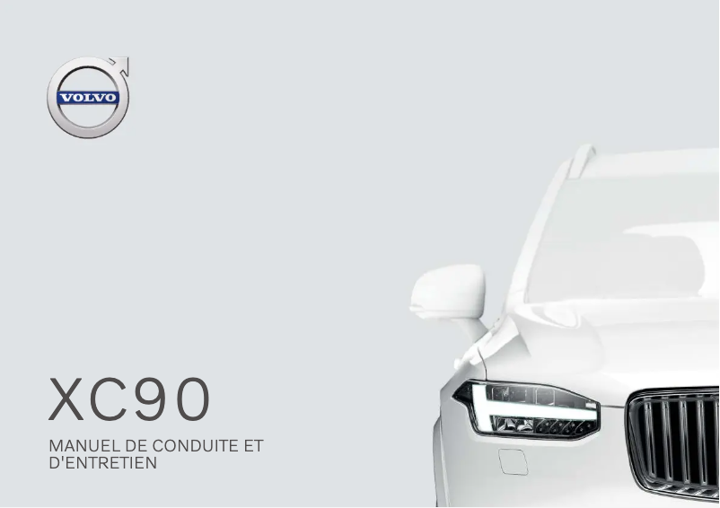 Page 1 de la notice Manuel utilisateur Volvo XC90 (2021)