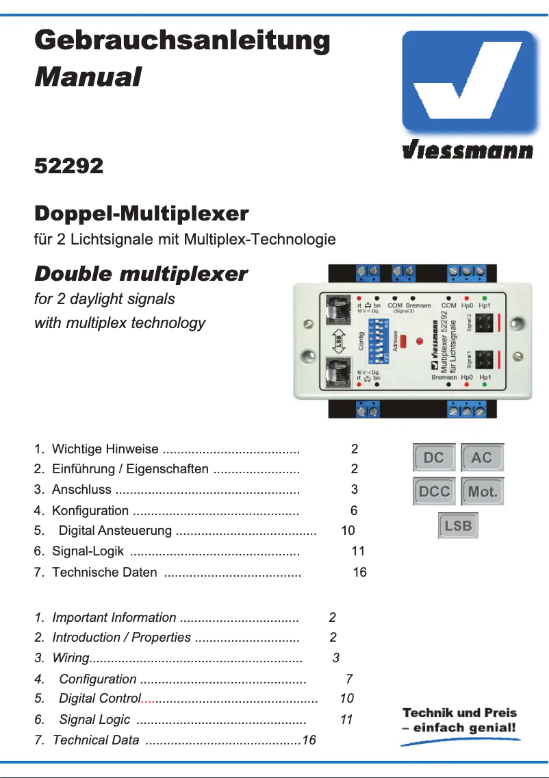 Page 1 de la notice Manuel utilisateur Viessmann 52292