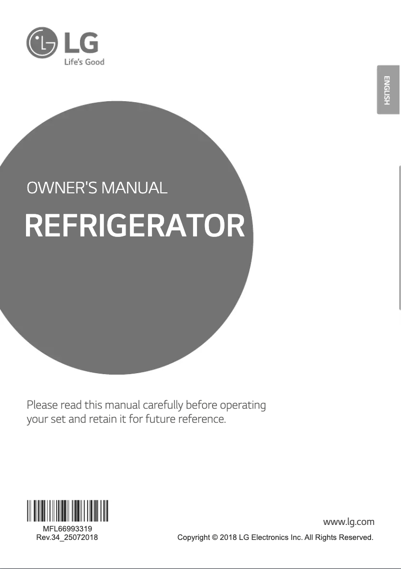 Image de la première page du manuel de l'appareil GL-B200PR