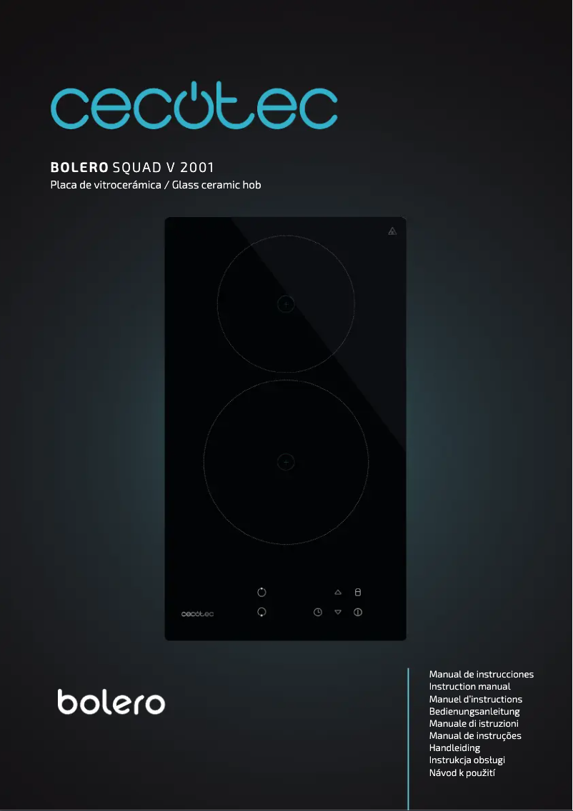 Page 1 de la notice Manuel utilisateur Cecotec BOLERO SQUAD V 2001