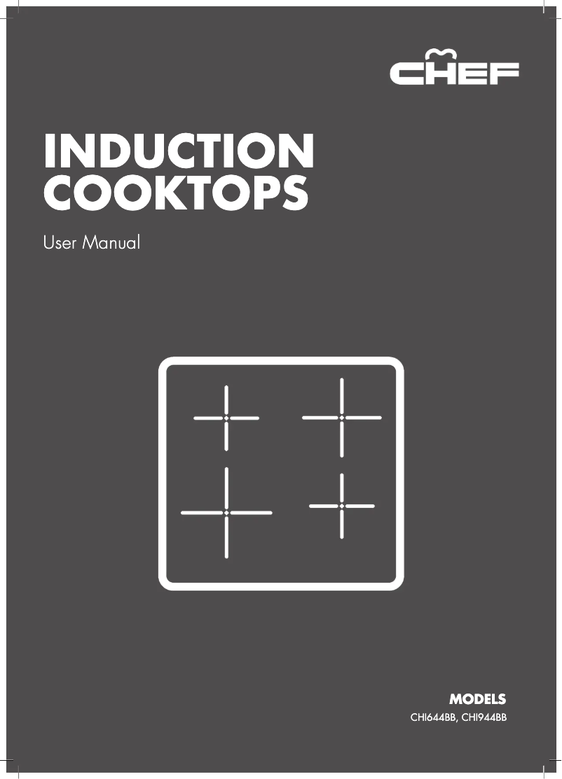 Página 1 del manual Manual de usuario Chef CHI644BB