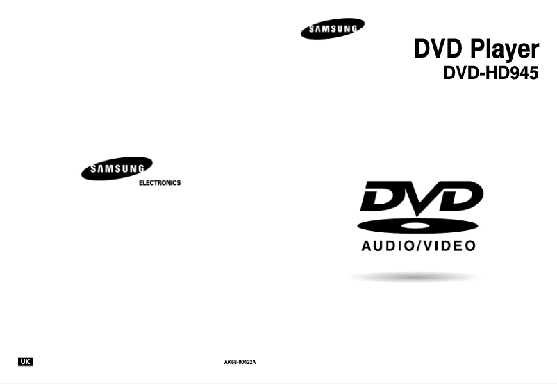 Page 1 de la notice Manuel utilisateur Samsung DVD-HD945
