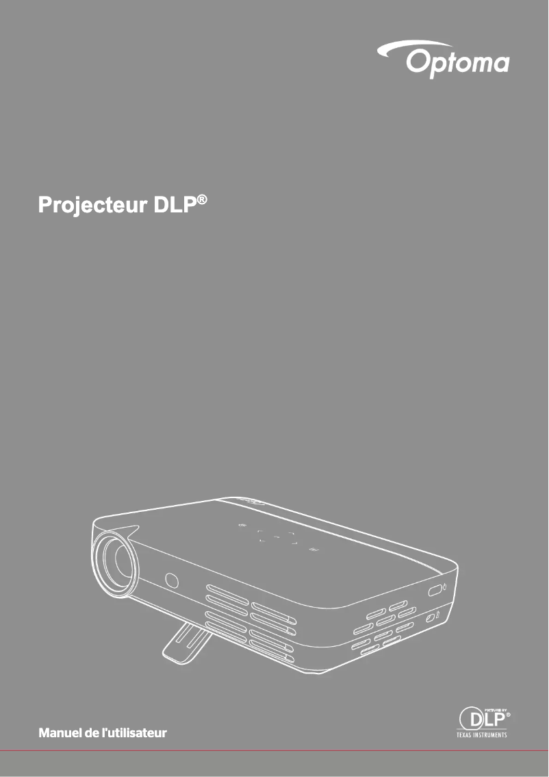 Page n°1 - Manuel utilisateur Optoma ML330