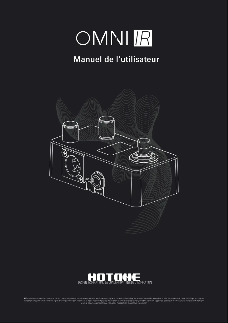 Page 1 of the manual User Manual Hotone Omni IR