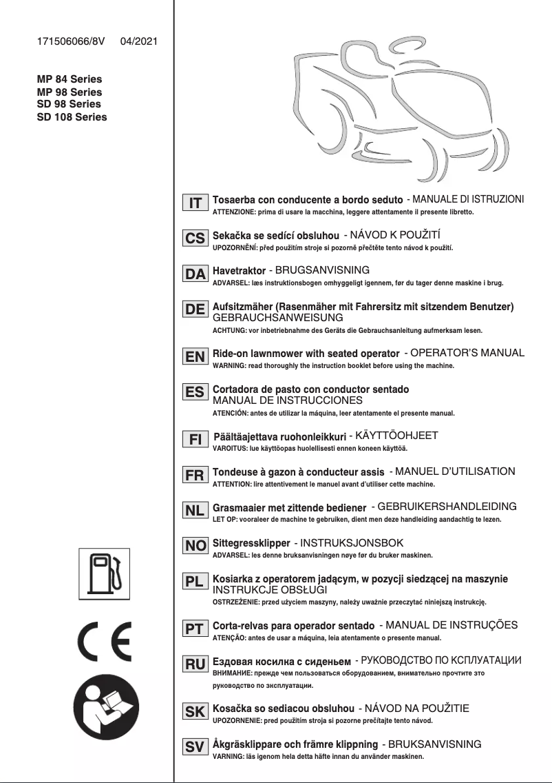 Image de la première page du manuel de l'appareil Estate 3398 HW