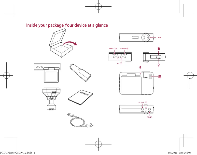 Página 1 del manual Guía de inicio rápido Prestigio RoadRunner 507