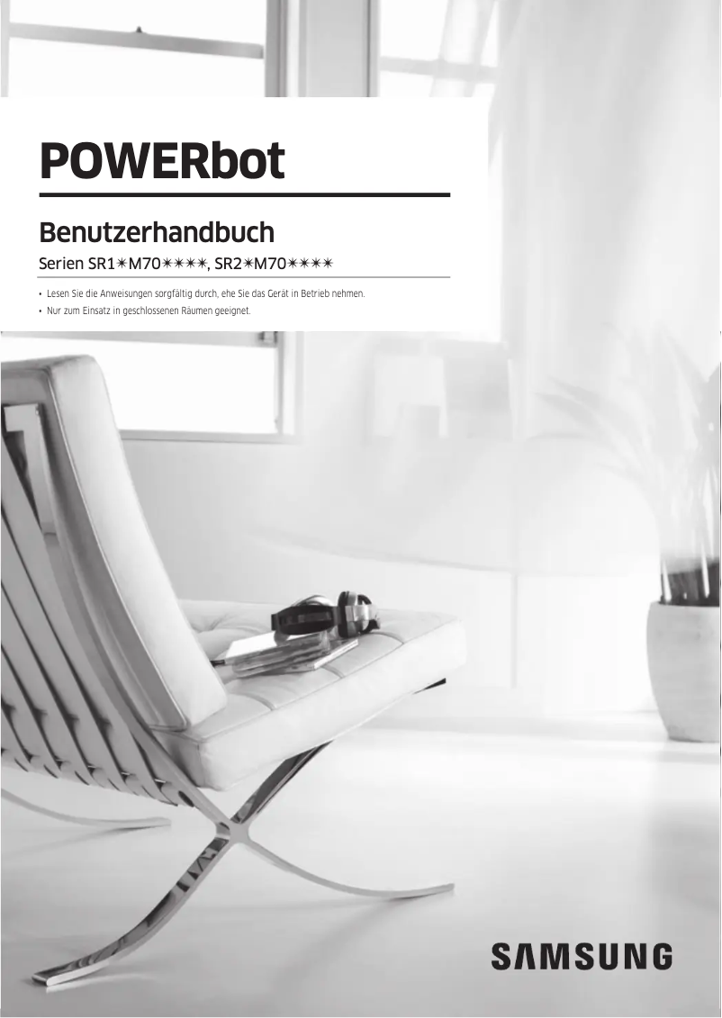Page 1 de la notice Manuel utilisateur Samsung POWERbot Smart Control