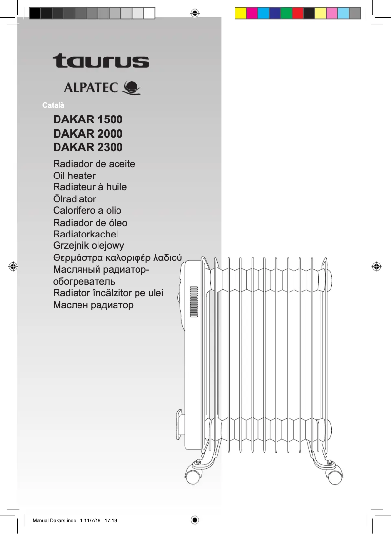 Page n°1 - Manuel utilisateur Taurus Dakar 2000