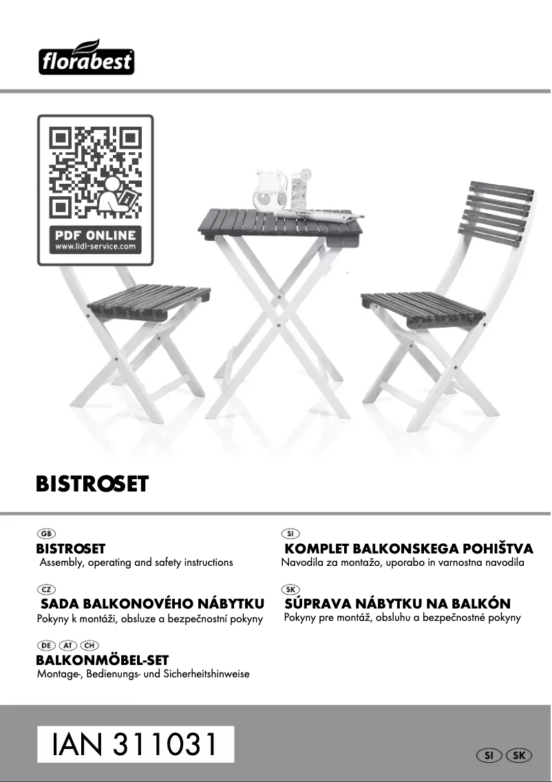 Imagen de la primera página del manual del dispositivo IAN 311031