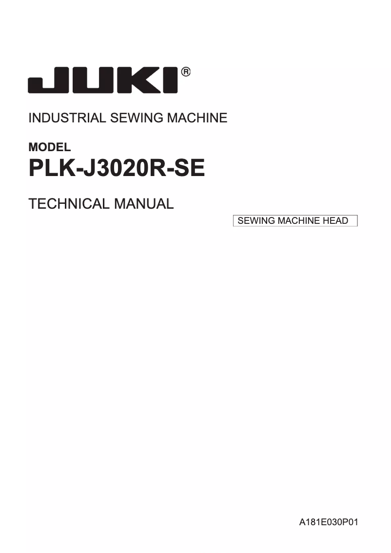Image de la première page du manuel de l'appareil PLK-J2516R-YU