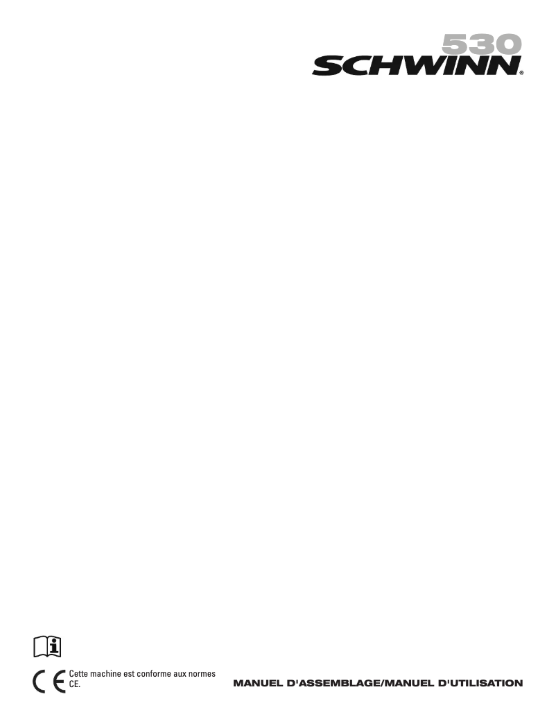Page 1 de la notice Instructions / montage Schwinn 530