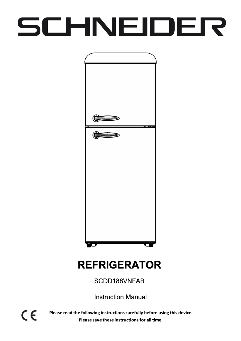 Page 1 de la notice Manuel utilisateur Schneider SCDD188VNFAB