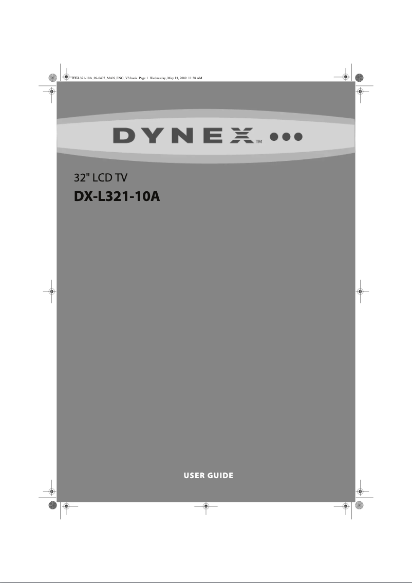 Page n°1 - Manuel utilisateur Dynex DX-L321-10A