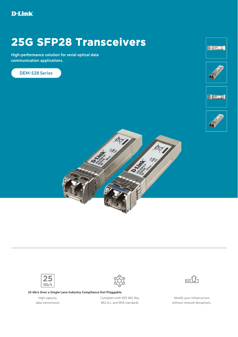Page n°1 - Manuel utilisateur D-Link DEM-S2810LR