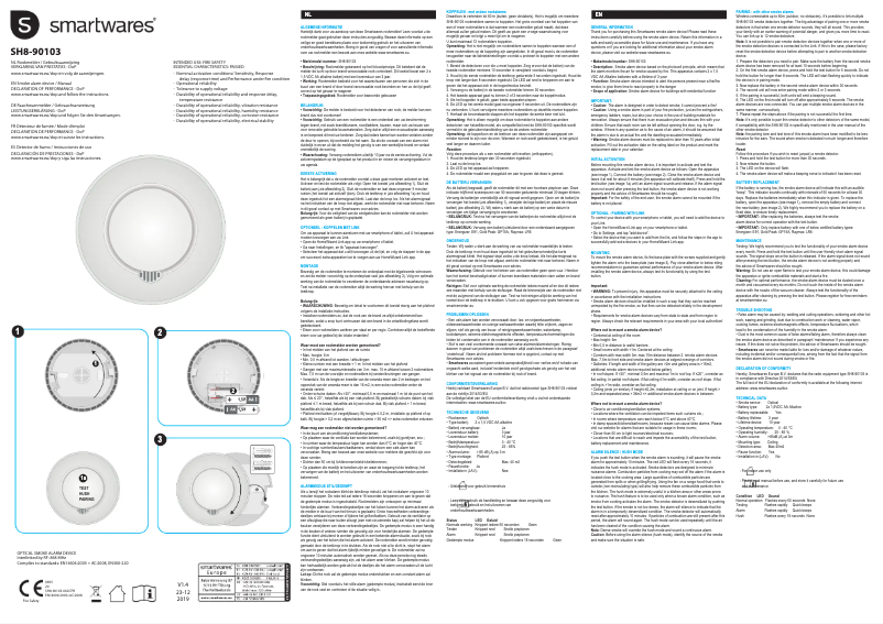 Image de la première page du manuel de l'appareil SH8-99111
